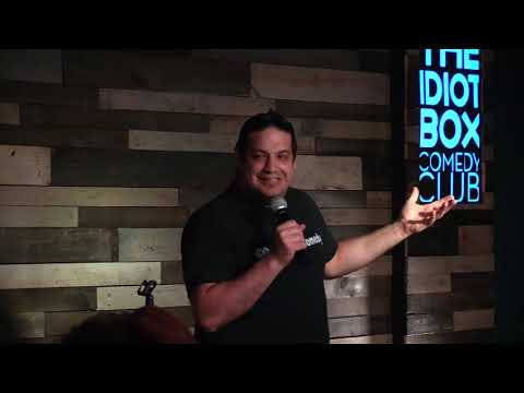 Drew Davis Performing at the Idiot Box Comedy Club