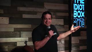 Drew Davis Performing at the Idiot Box Comedy Club