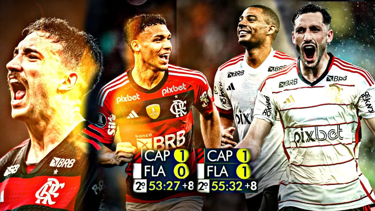 GOLS NOS MINUTOS FINAIS... MAIS EMOCIONANTES DO FLAMENGO
