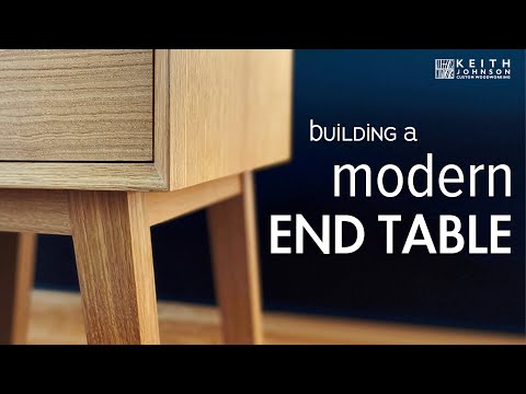 Building a Modern End Table | Plans Available
