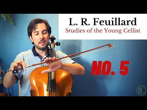 L. R. Feuillard: Best Cello Method for Beginners "Studies of the Young Cellist" - No.5