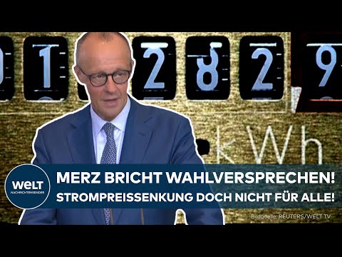 STROMPREISE: CDU will Steuer nur für Industrie und Wirtschaft senken – nicht für die Bürger