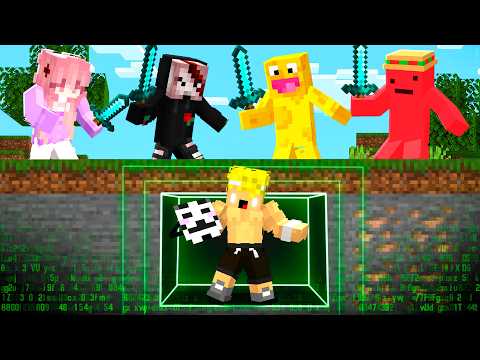 HUNTERS vs DanoMC HACKER in Minecraft!