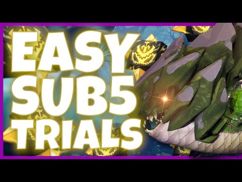 Dauntless Skarn trials - EASIEST sub 5 build and guide
