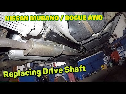 How to replace drive shaft on Nissan Rogue or Murano AWD