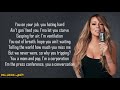 Mariah Carey - Obsessed (Lyrics)