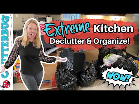 EXTREME Kitchen Declutter and Organization! 😱 😱 😱