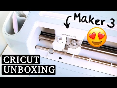Cricut Maker 3 Unboxing and First Project 😱😍 | Studio Vlog