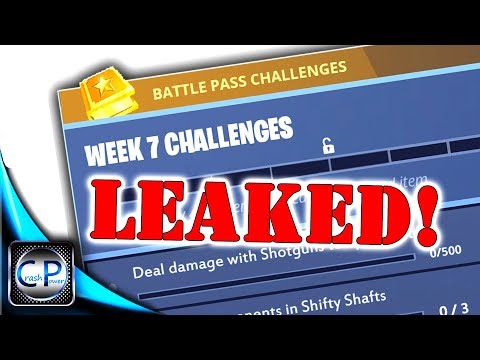 Fortnite Week 7 Challenges LEAKED! ALL Week 7 Battle Pass Challenges in Fortnite Battle Royale!