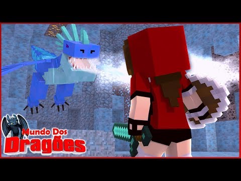 ACHEI MEU PRIMEIRO NINHO DE DRAGÃO DE GELO! - Minecraft: Mundo dos Dragões #17