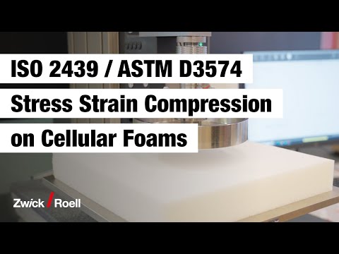 Eindrückhärte nach ISO 2439 und ASTM D3574