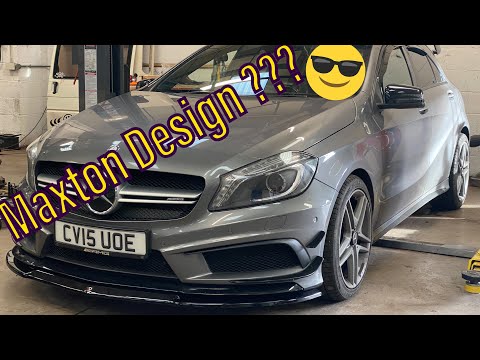 A45 AMG Amateur mechanic DIY front splitter install (2020) Episode 7