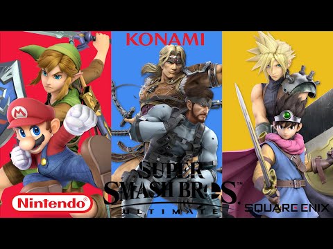 Super Smash Bros. Ultimate: Nintendo vs. Konami vs. Square Enix