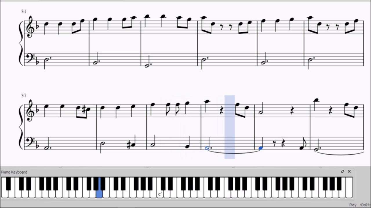 Pirates of the Caribbean - He's a Pirate - Free PDF Piano Score - Easiest Version 2017