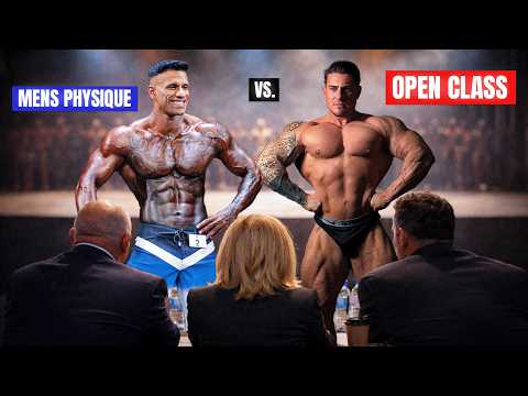 Mens Physique VS. Open Bodybuilding (CHEST DAY) | Road to FIBO