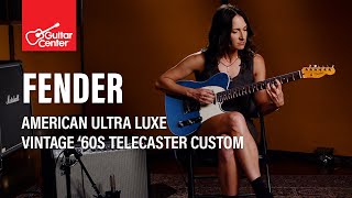 Video thumbnail for NEW Fender American Ultra Luxe Vintage '60s Telecaster Custom | Demo by Molly Miller by Guitar Center