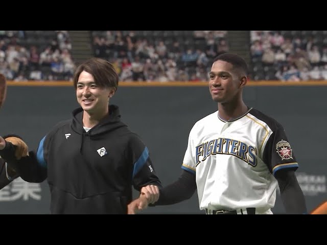 ファイターズ・万波中正選手・上沢直之投手ヒーローインタビュー 9月6日 北海道日本ハムファイターズ 対 オリックス・バファローズ