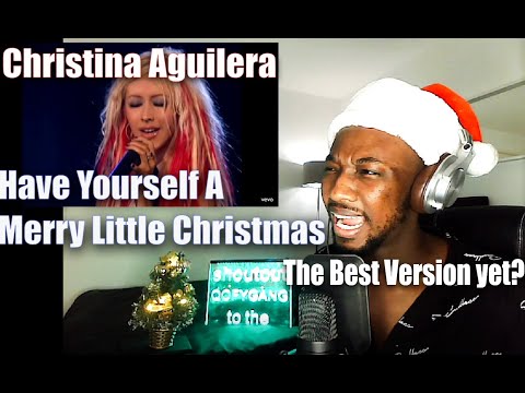 Christina Aguilera & Brian McKnight- Have Yourself A Merry Little Christmas| FIRST TIME REACTION