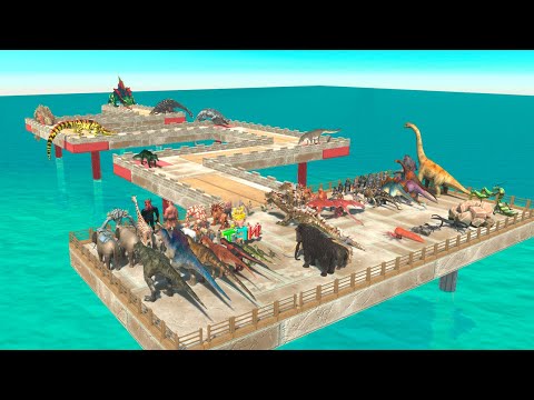 All Factions vs Crocodiles - Animal Revolt Battle Simulator