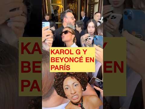Karol G con su mejor amigo en el concierto de Beyonce y Jay Z #karolg #beyonce #jayz
