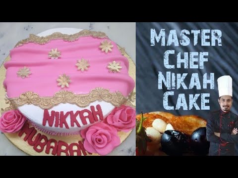 Wedding cake / nikah ceremony cake / nikah Mubarak Han qabool hai/ bridal shower cake tutorial