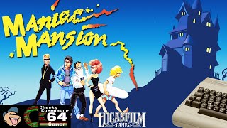MANIAC MANSION – Commodore 64 (1987) | Lucasfilm's Groundbreaking Point-and-Click Adventure