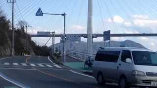 preview picture of video '6歳 しまなみ海道サイクリング(1) ～生口島⇒多々羅大橋⇒大三島～ H26.4.6'
