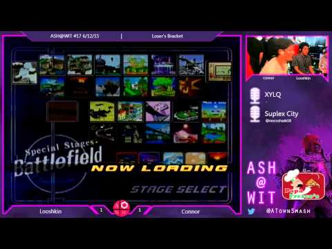 Melee Loser's Bracket ASH@WIT 6/12/15 - Looshkin (Marth) vs Connor (Fox)