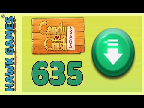 Candy Crush Saga Level 635 (Ingredients level) - 3 Stars Walkthrough, No Boosters