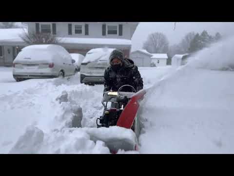 Snow in Erie pa January 17/2022.