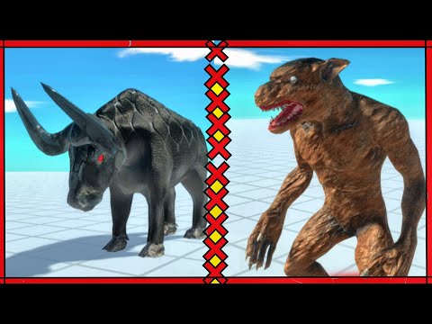WEREWOLF VS EVERY UNIT! ANIMAL REVOLT BATTLE SIMULATOR! DinoNerds!