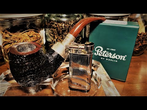 Peterson Silver Stripe Pipe Lighter Review #peterson #oldboylighter #pipelighter #butanelighter
