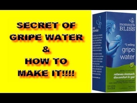 The SECRET to GRIPE WATER for babies ( also HOW TO MAKE )