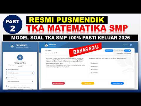 Pembahasan Soal Persamaan Garis Lurus (Gradien, Titik Potong, Sejajar & Tegak Lurus) SMP
