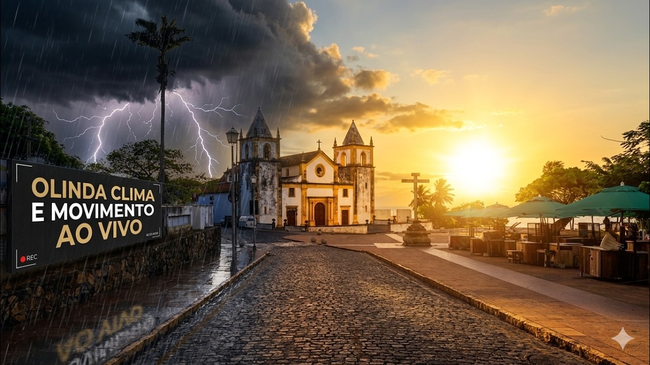 Live webcam view of Calles Coloridas de la Antigua Olinda