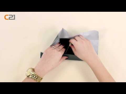 Tutorial Geschenke verpacken: Ohne Klebeband