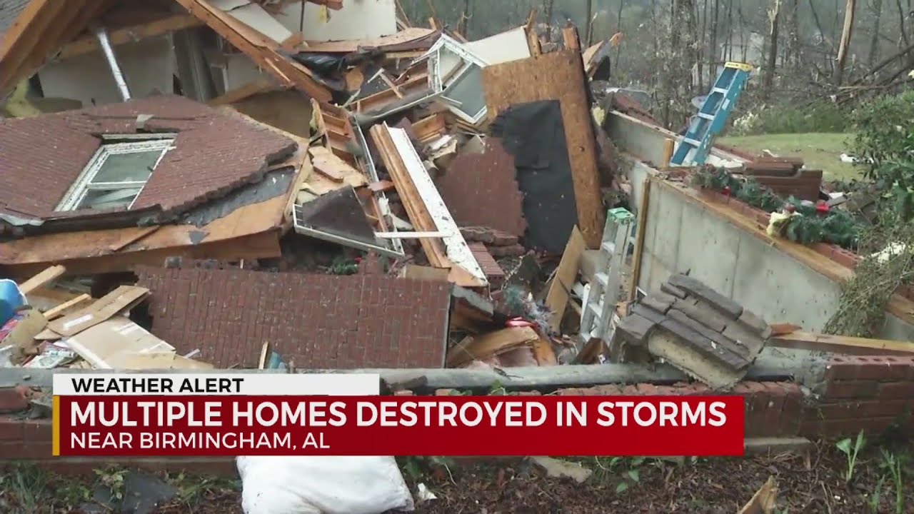 Multiple homes destroyed in storms
