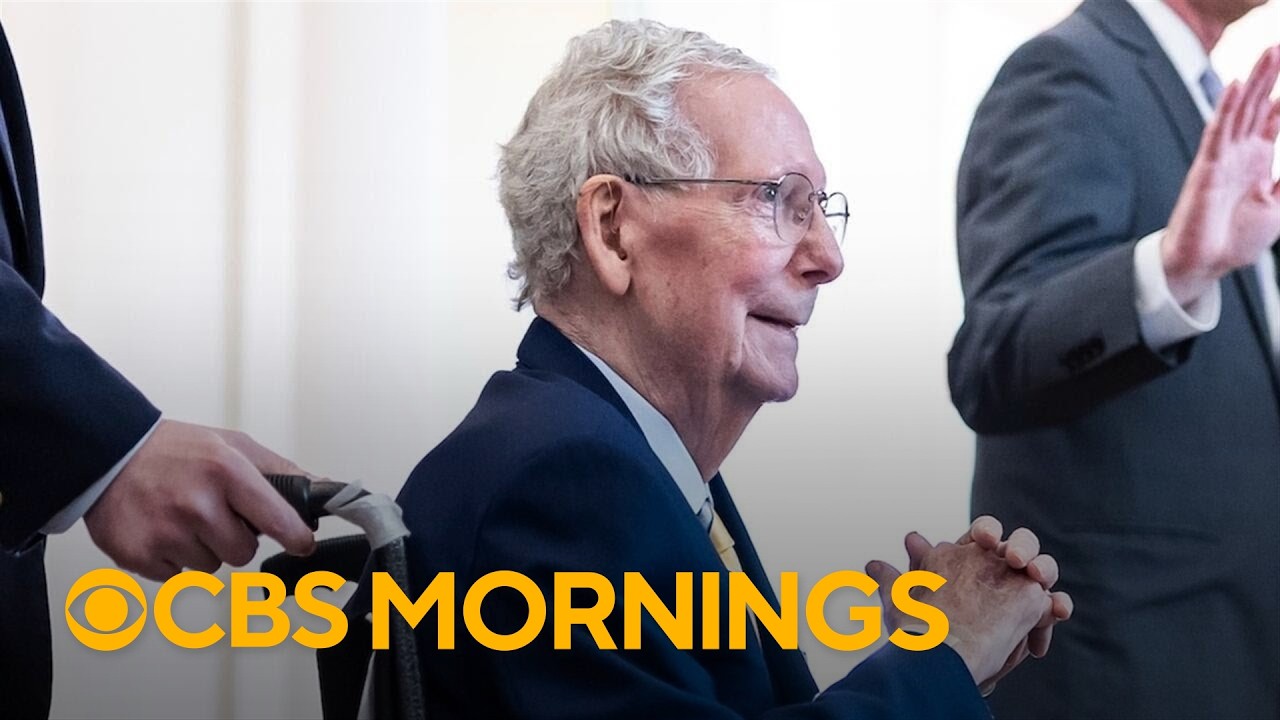 Mitch McConnell returns to Senate after 3 months