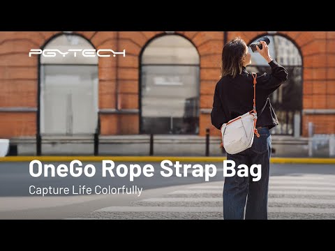 Introducing PGYTECH OneGo Rope Strap Bag | Capture Life Colorfully