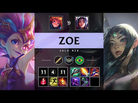 Zoe Mid vs Irelia - BR Challenger Patch 25.19
