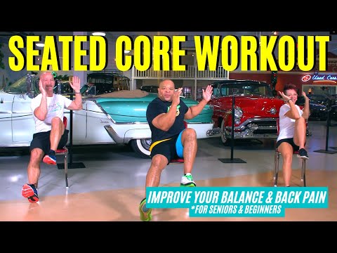 Chair Workout for Core Strength and Balance Improvement