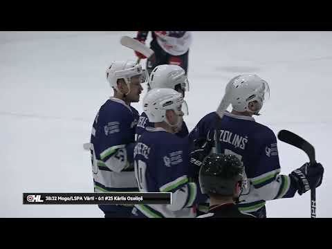 Optibet Hokeja Līga: HK Mogo/LSPA - HK Prizma. Spēles labākie momenti (05.01.2021)