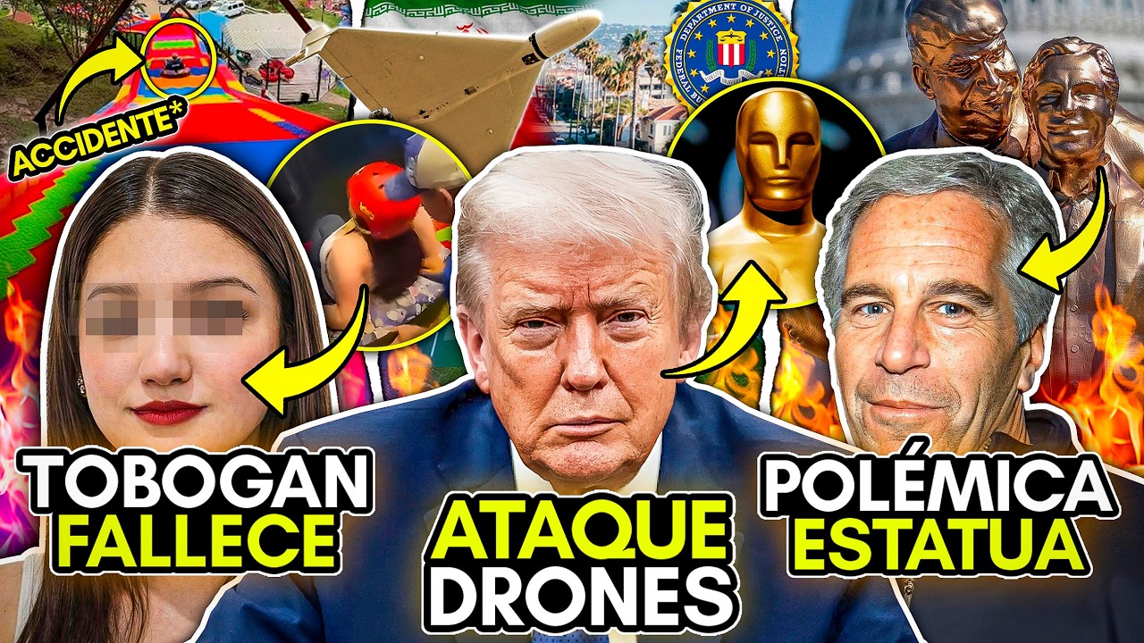 FALLECE por LANZARSE de TOBOGÁN! FBI ALERTA! DRONES ATACAN! ESTATUA: TRUMP y EPSTEIN! CURA CANCER!