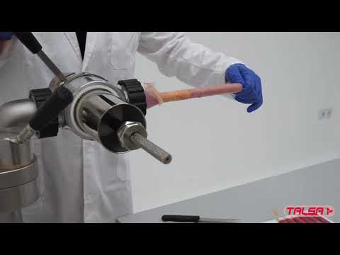 Video thumbnail for Talsa Portion Control Head for Hydraulic Sausage Stuffers | Trento