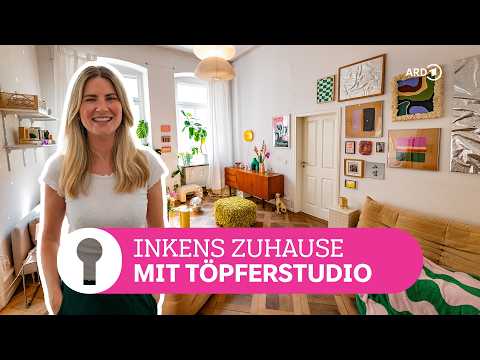 Töpfern und Wohnen im Altbau: Inkens kreative Mietwohnung in Mannheim | ARD Room Tour