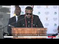 110th commemoration of King Dinuzulu |  King Misuzulu ka Zwelithini on the podium