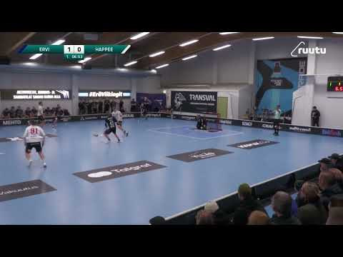 F-liigaM, ErVi - Happee, tilanne ajassa 7 min.
