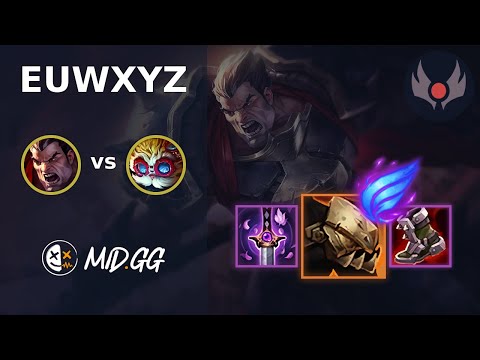 MID.GG: [ EUWXYZ ] Darius TOP vs Heimerdinger | EUW GRANDMASTER | LOL Season 2025