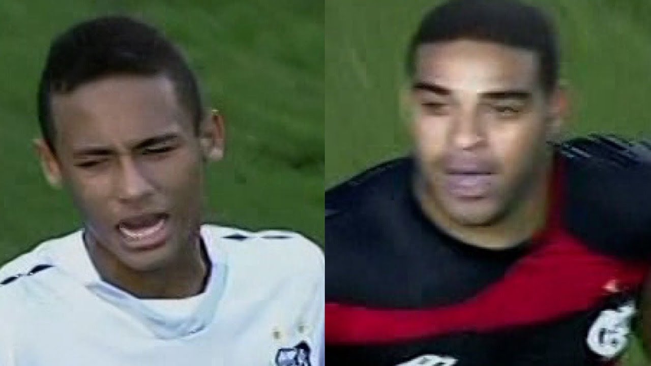 IMPERADOR DÁ AULA PRO MENINO NEY NA PRIMEIRA VITÓRIA DO FLAMENGO NA VILA! Adriano vs Neymar (2009)