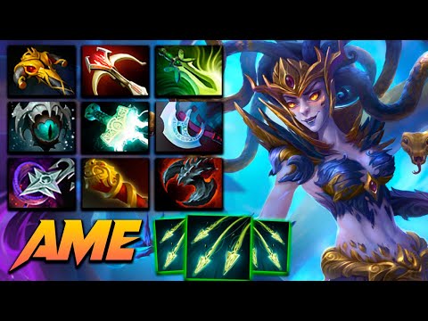 LGD.Ame Medusa Super Carry - Dota 2 Pro Gameplay [Watch & Learn]
